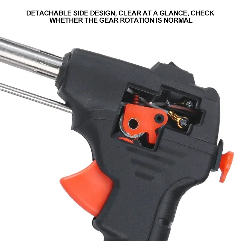 Pistolet à souder professionnel 30W/20W avec prise EU/US 220V/110V, vue latérale.