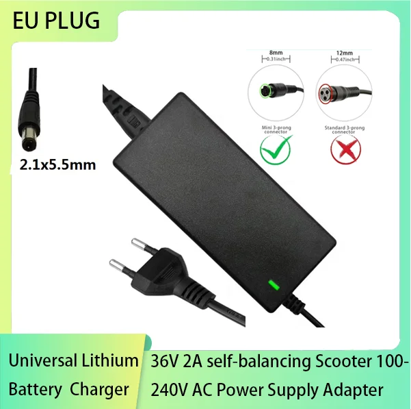 High-Efficiency Lithium Battery Charger with Aviation Connector