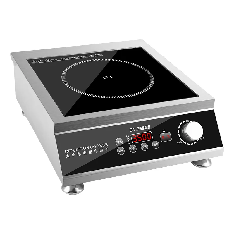4200W Induction Cooker Flat Cooktop Commercial Cooking Machine Hot Pot Fry Soup Cooking Stove Induction Cooker 2