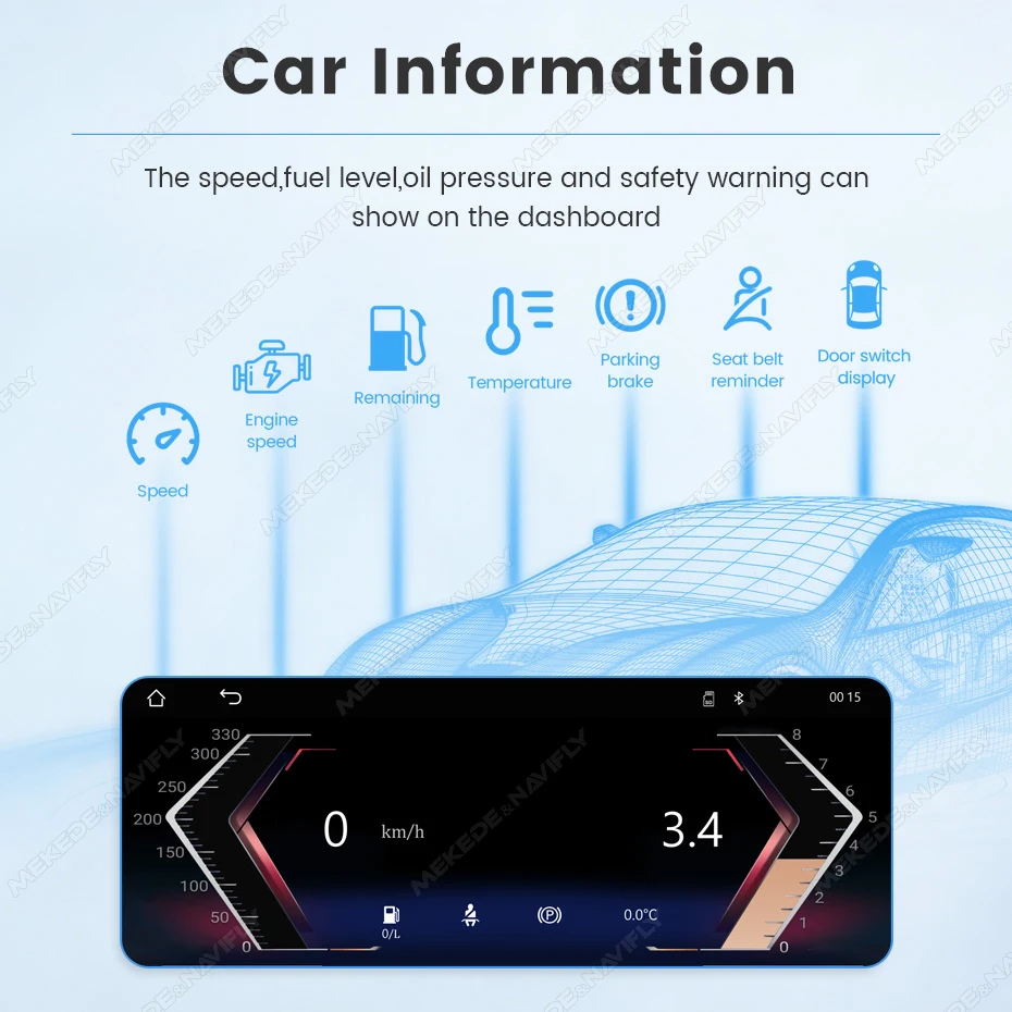 MEKEDE-reproductor Multimedia de radio para coche, sistema Linux de 10,25 pulgadas, para BMW Serie 1 E81 E82 E87 E88 2004 - 2012, Carplay inalámbrico, pantalla táctil Android AUTO 7