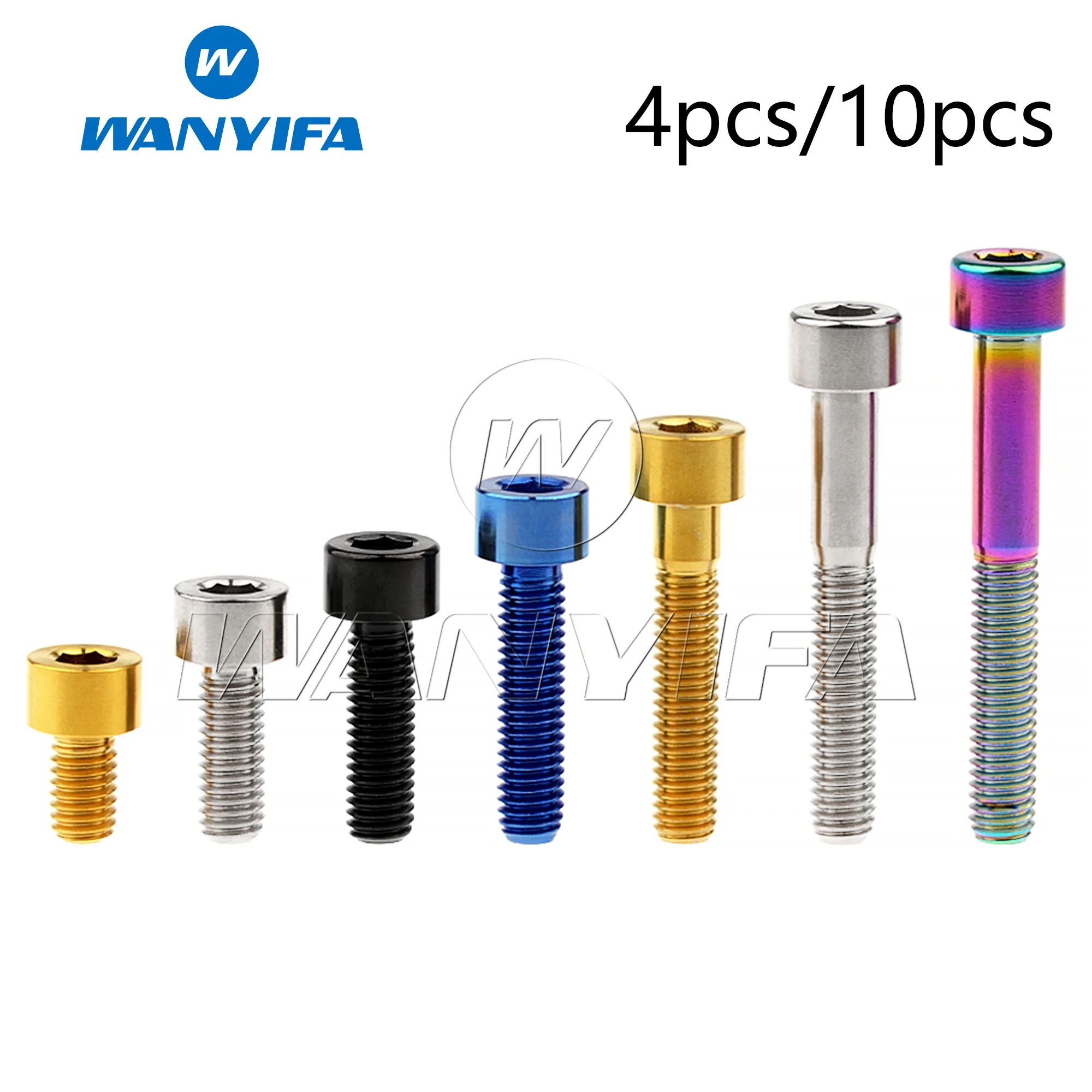 espigão de bicicleta, M5 Titanium Bolt, 10