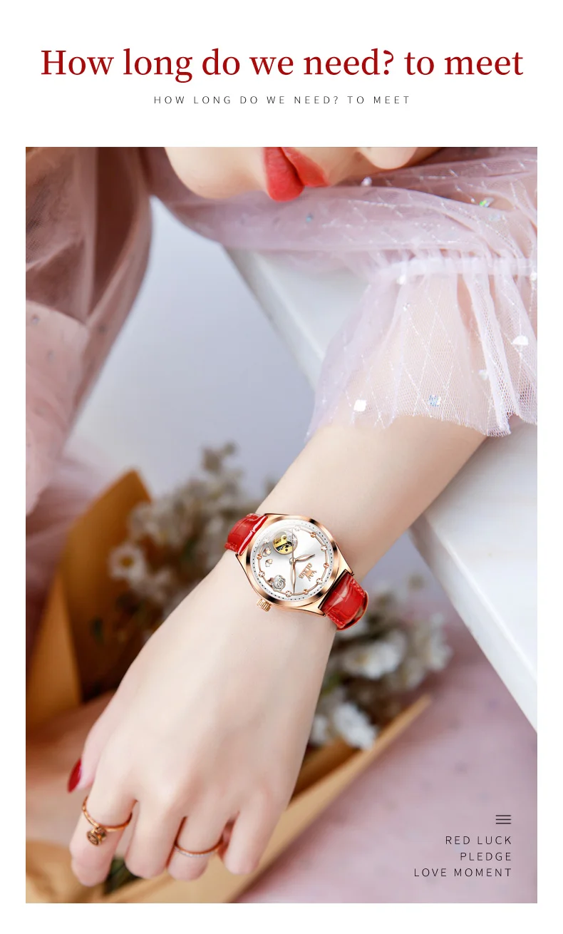 OLEVS 6601 Luxury Women's Mechanical Watch description image 6