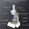 Electric Industrial Coco Green Fresh Diamond Shape Tender Coconut Skin Peeler Trimming Peeling Machine 4