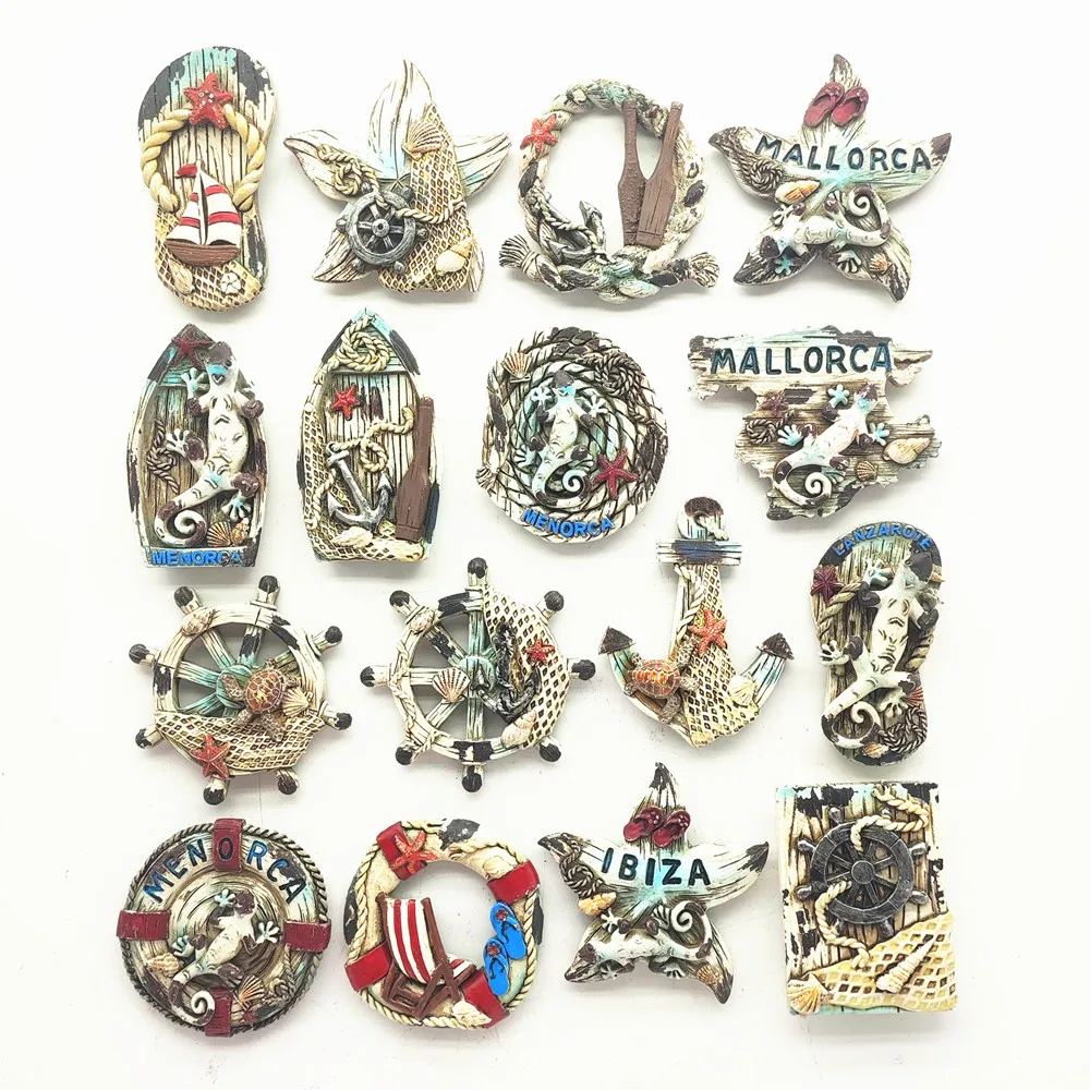Fridge Magnet Spain Tourism Souvenir European Mallorca Refrigerator Ma Stickers For Home Decoration Travel Gifts