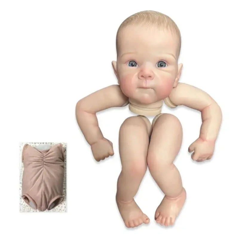18in DIY Realistic Baby Mold Realistic with Moving Arm&Leg Kid DIY Supplies muscle man pen holder flower pot epoxy resin mold plaster crafts making supplies