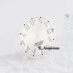 28.5mm Black and White Arabic Math Dial for Watch Repair and Replacement (02)