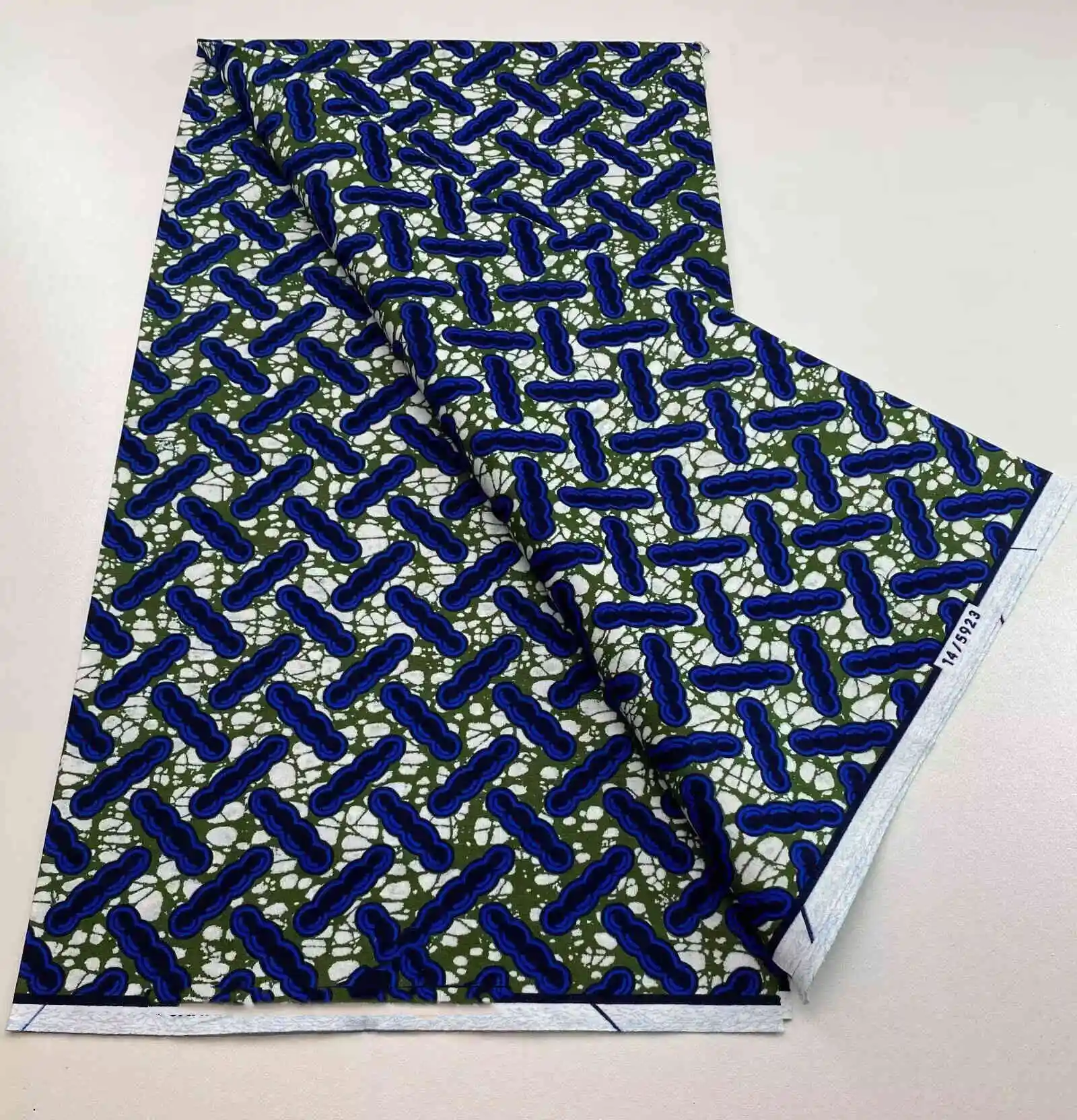 2025 Newest African Real Print Wax  Guaranteed Veritable Fabric 100% Cotton Ghana Style Soft Pagne Sewing