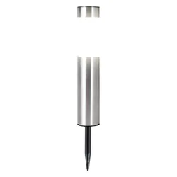 Solar LED Garden Pathway Bollard Lights (Silver white light)