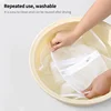 1/3/5pc Clothes Dust Cover Bag With Zipper Coat Plastic Hanging Storage Bag Household Space Saving Storage Organization For Home 6