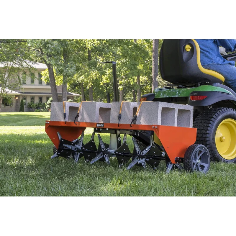 48" 32-Knife Tow Aerator, 110-130 lb Spreader Grate Kit