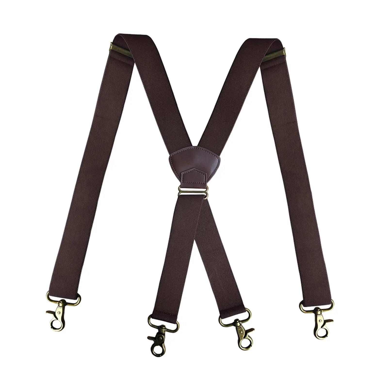 Men Suspenders Portable Fashion with 4 Swivel Hook Clips Trousers Braces for Festivals Party Cocktail Dress suits Holidays