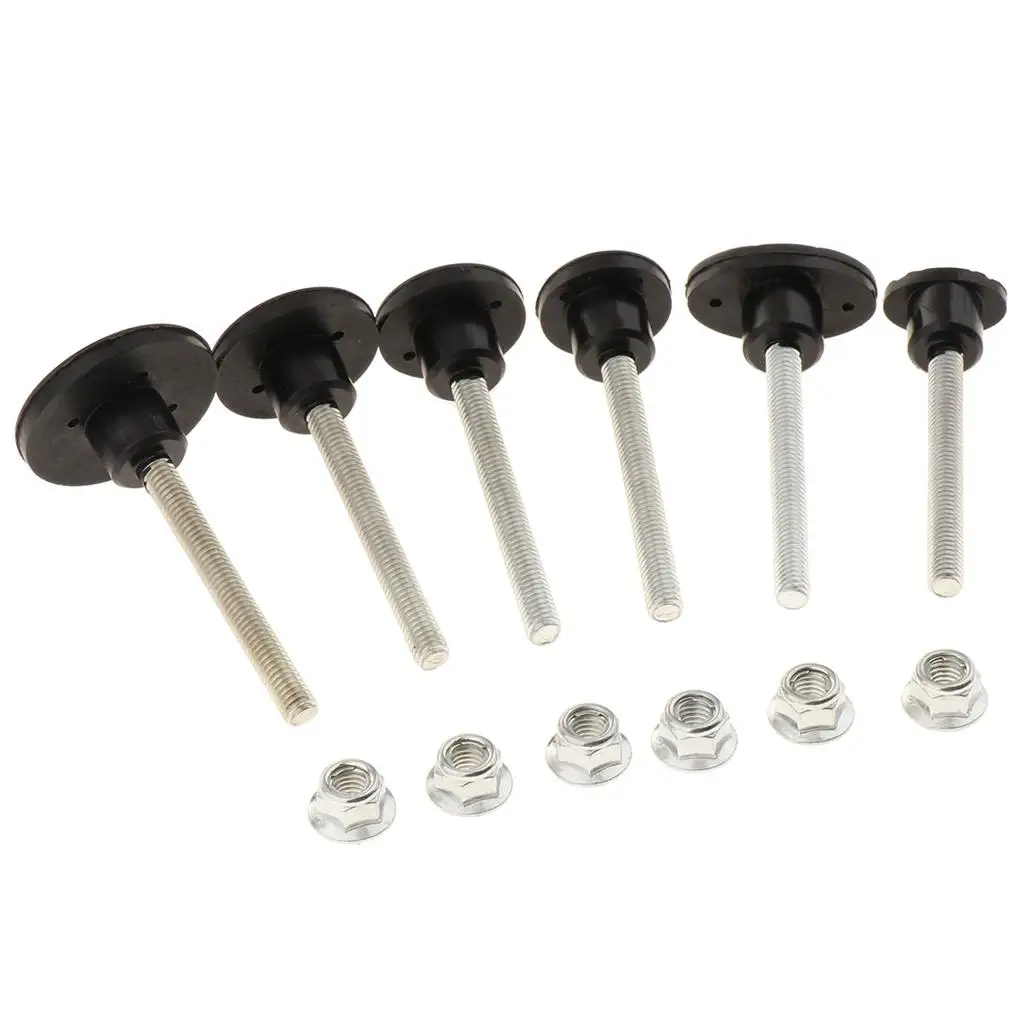 

6pcs Car Body Repair Kit Auto Bodywork Paintless Dent Removal Tool Kits - Black