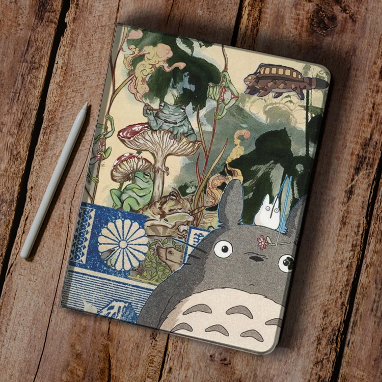 T-Totoro Custodia Anime Giapponese Per Ipad 10.2 7Th 8Th Air 2 3 Mini2 3 5 Custodia In Silicone Di Lusso Per Ipad Air 4 5 Custodia Ipad Pro11/12.9