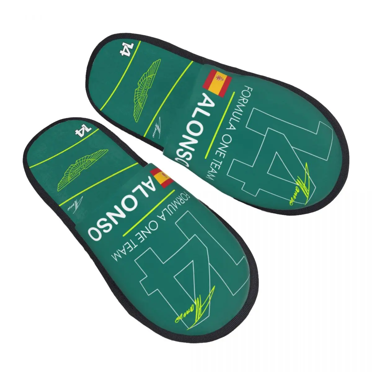 

Winter House Cotton Slippers Fernando Alonso Accessories Household Fur Slippers Slides Living Room Soft Anti Slip Slides