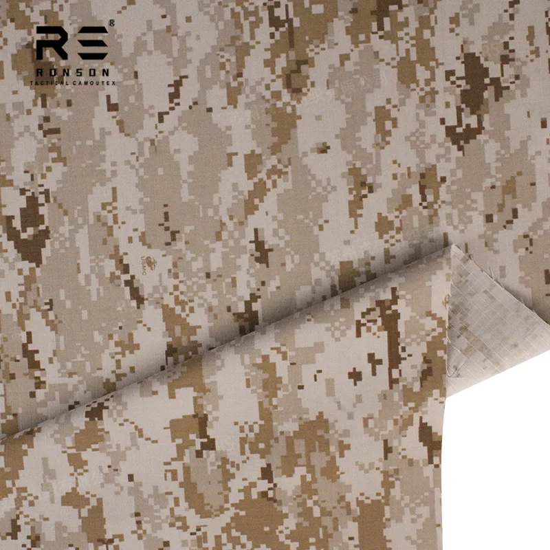 hot sale 50% Nylon 50% Cotton Ripstop fabric MARPAT Desert NYCO5050 tactical fabric use for uniform in stock