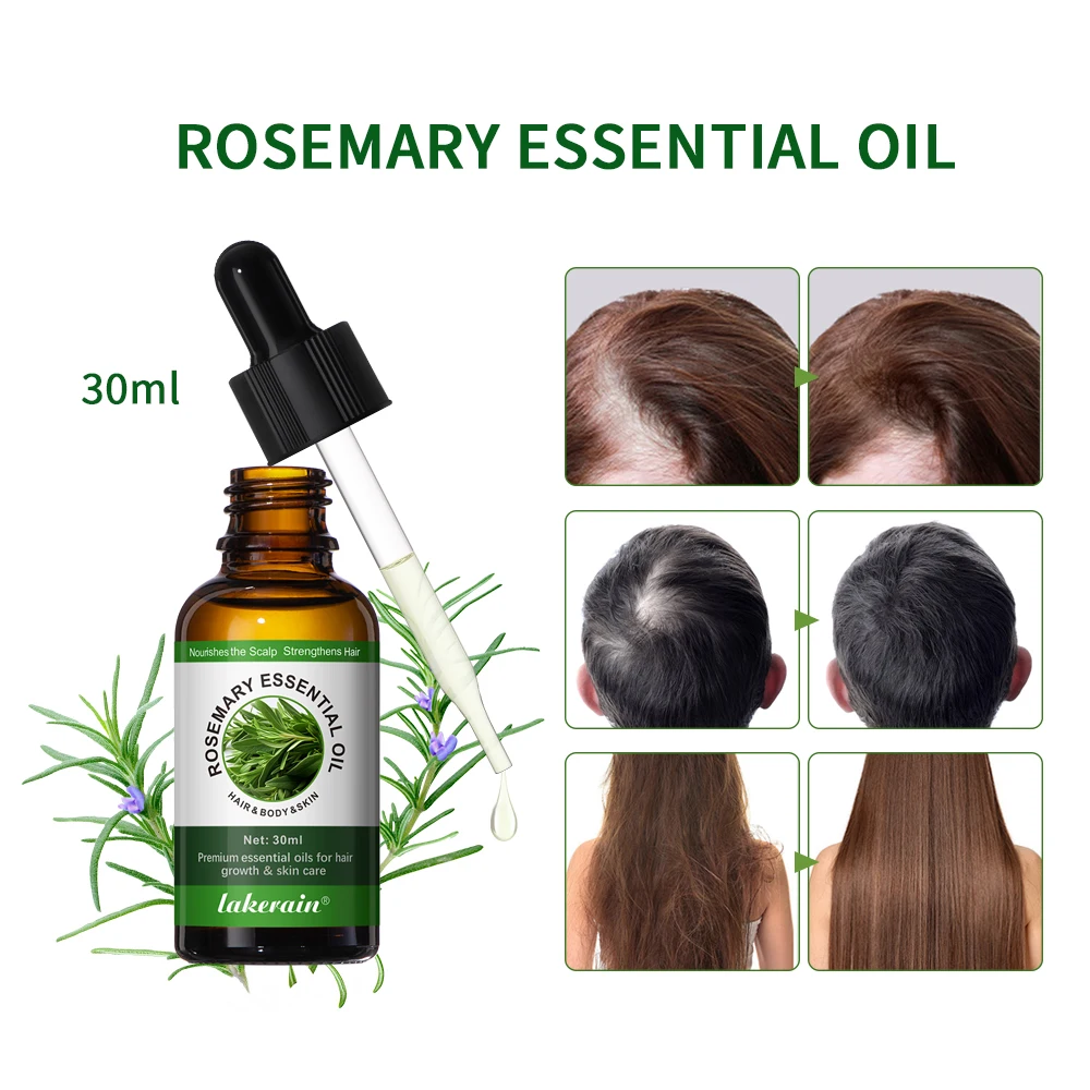 

30ml Rosemary Hair Essential Oil Hair Oil Hair Care Serum for Hair Strengthening Nourishing Split Ends 1 Bottle