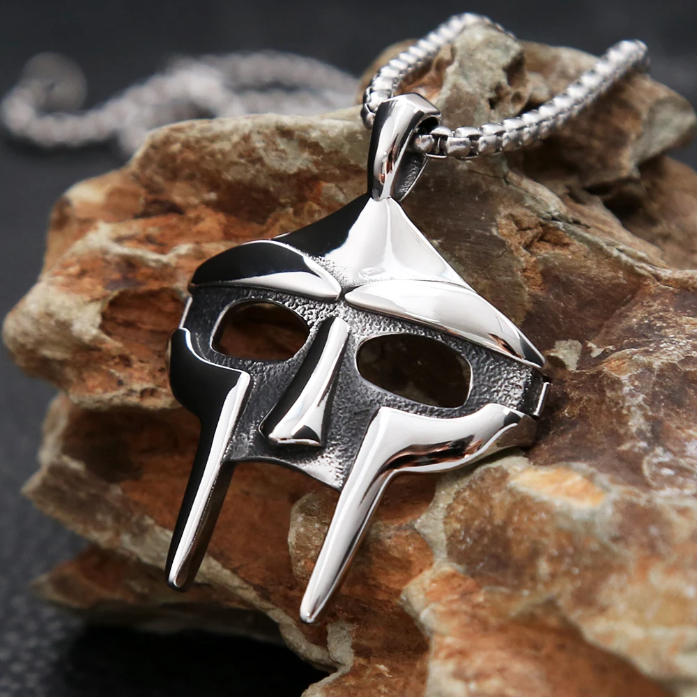 Αγορά Κολιέ & μενταγιόν | Mf Doom Rigida Fashion Glass Cabochon Necklace  With Women Statement Pendant Rectangle Necklaces Jewelry For Unisex