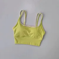 Soutien-gorge de Yoga à bretelles pour femmes, Lingerie de sport, entraînement professionnel, gilet résistant aux chocs, rassemblement de Fitness, coupe cintrée et porter à l'extérieur 4