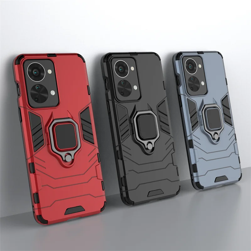For Oneplus Nord 2T Case Armor for Oneplus Nord 2T Cover Protect Silicone Ring Rubber Shockproof Cover For Oneplus Nord _voghion.com