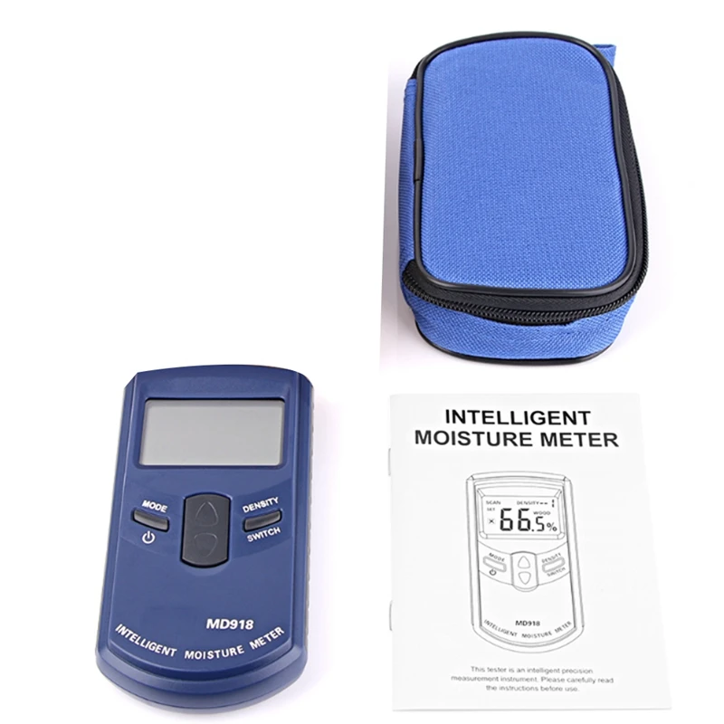 

Inductive Wood Timber Moisture Meter Hygrometer Timber For Wood 4-80% MD918 (1 Pcs)