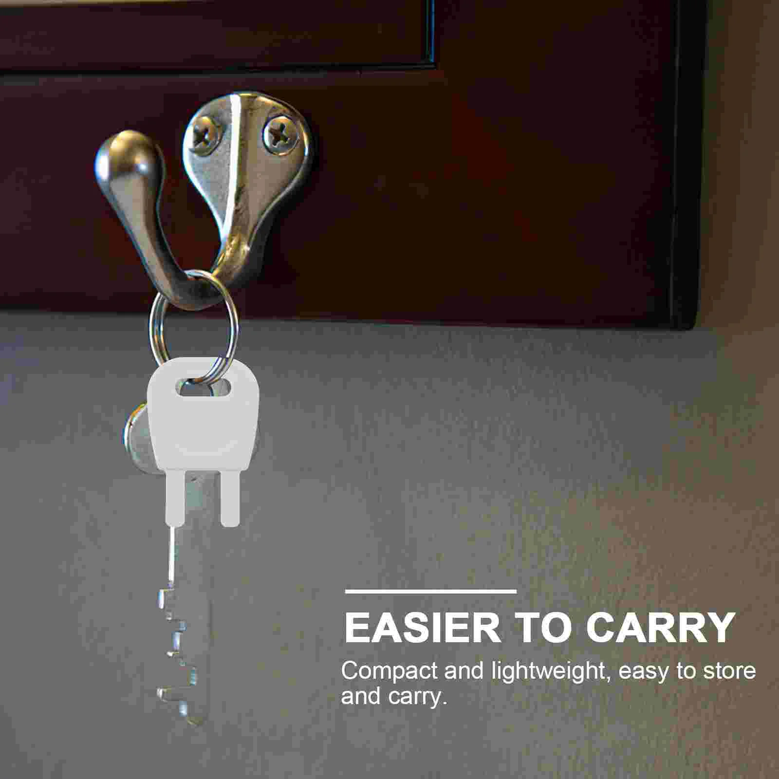 2 Pcs Plastic Tissue Box Key Toilet Paper Dispenser Commercial Replacement Keys For Home Kitchen Storage ganization Boxes 6