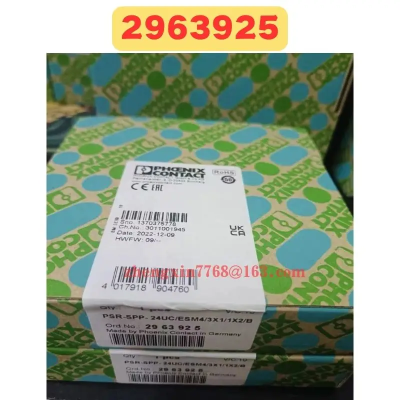 

Реле безопасности 2963925 PSR-SPP-24UC/ESM4/3X1/1X2/B Протестировано OK