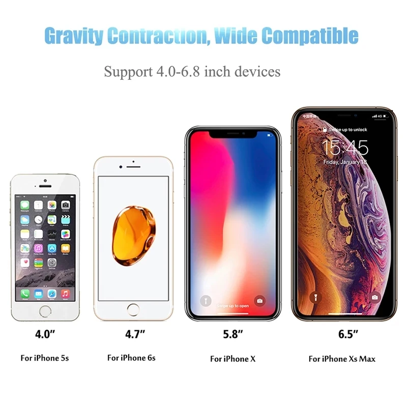 Gravity Car Holder For Phone in Car Air Vent Mount Clip Cell Holder No Magnetic Mobile Phone Stand Support Smartphone Voiture mobile holder