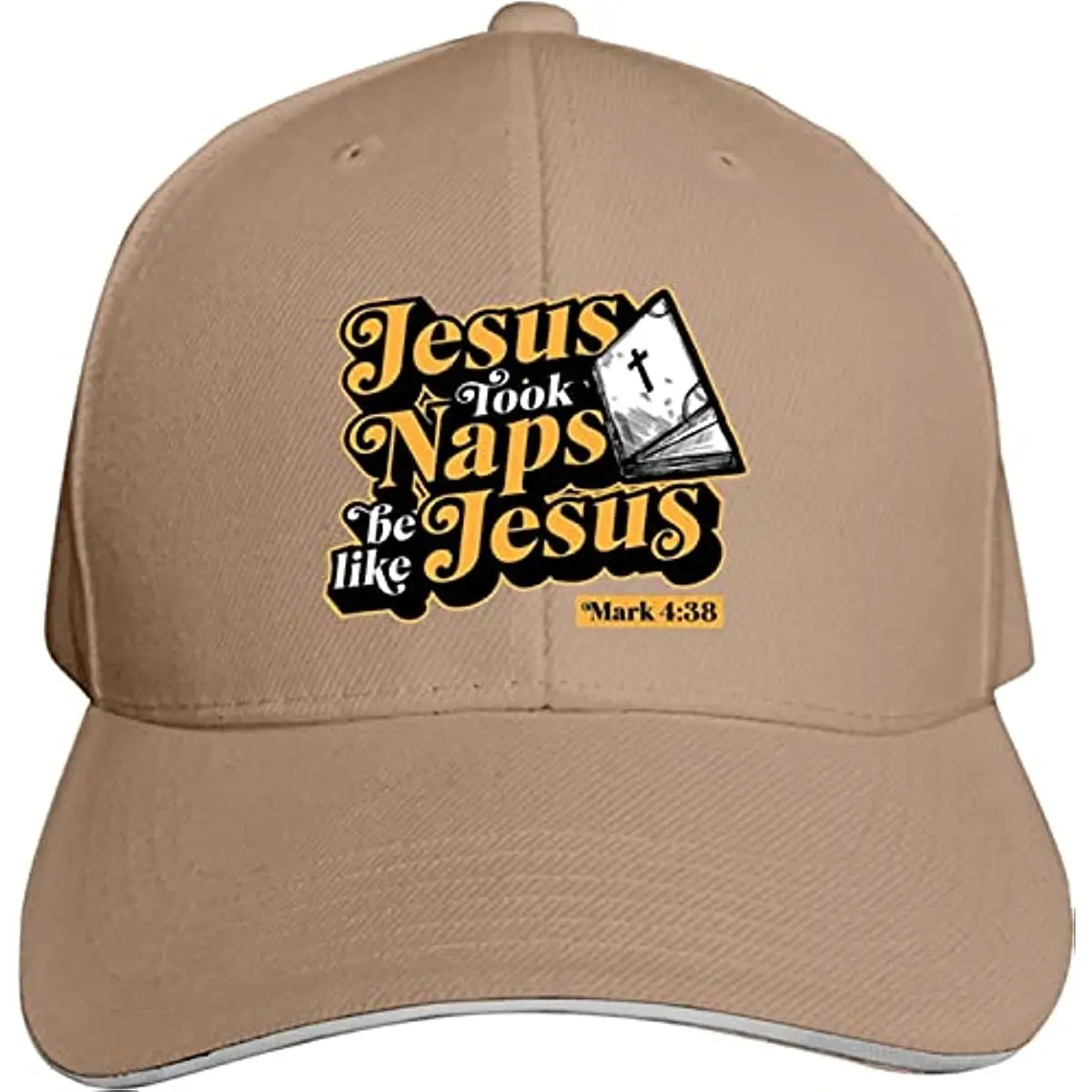 Jesus Took Naps Mark Christian Funny Faith Hat for Men Women Baseball Cap Stylish Adjustable Dad Hats Polyester Unisex