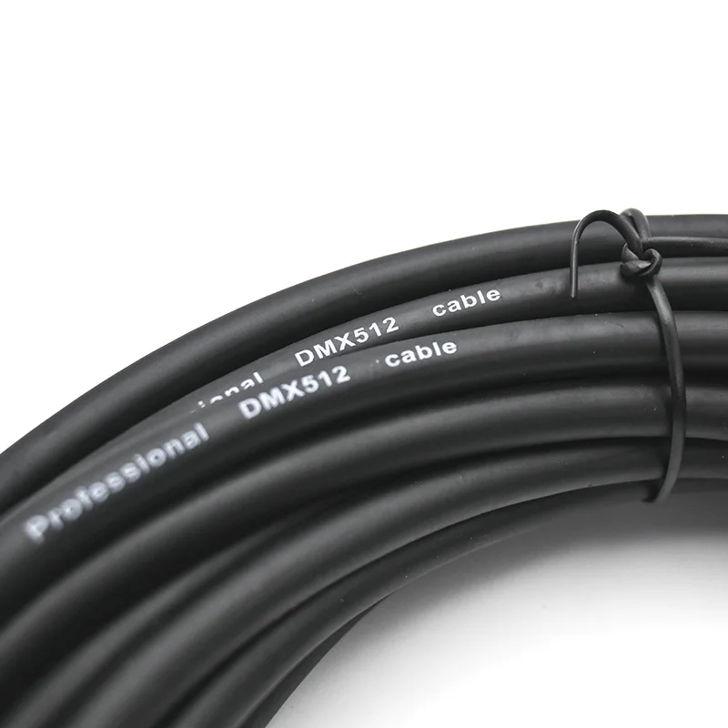 3-poliges 110 Ohm DMX-Beleuchtungssteuerkabel 1m 2m 3m 5m 8m 10m 15m 20m 30m 3-poliges DMX512-Signalkabel für LED-Beleuchtung – Detail 3