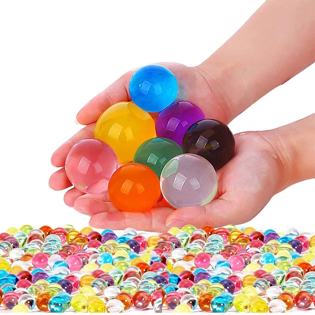 Non Toxic Water Beads Kit 300pcs Giant & 20000 Small Gel Beads for  Kids-Value Package Sensory Toys and Decoration - AliExpress