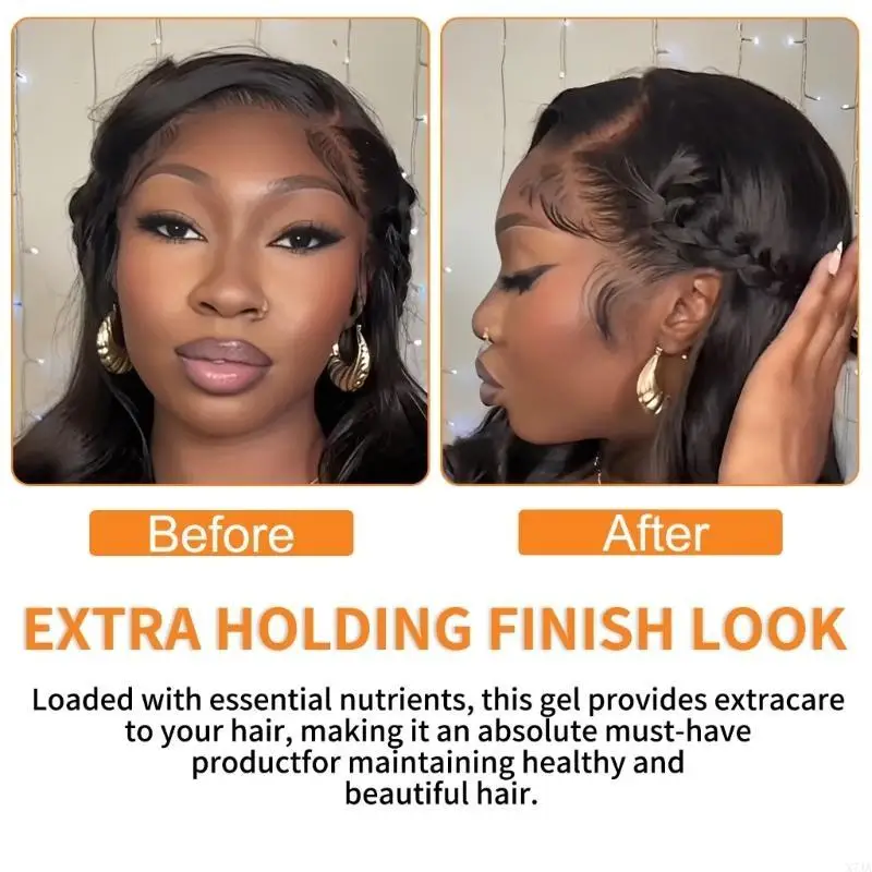 Strong Hold Hair Gel Hair Styling Gel Fast Drying Long Lasting Styling Defining for Daily X7JA