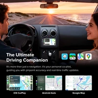 Ainavi K70 Autoradio universel 2 Din 7 pouces, écran tactile MP5, CarPlay sans fil, Android Auto, caméra arrière, MIC, USB, BT 5.0 2