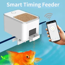 Automatic Aquarium Fish Tank Feeder Timing/Wifi Wireless Smart Phone App Intelligent Speaker Voice Remote Control Fish Feeding