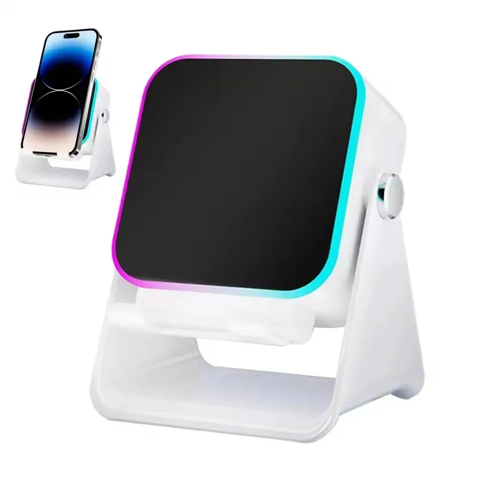 ตัวเลือกสินค้า ลำโพงบลูทูธ 5 ฟังก์ชัน พร้อมขาตั้ง ไฟ RGB ปรับได้