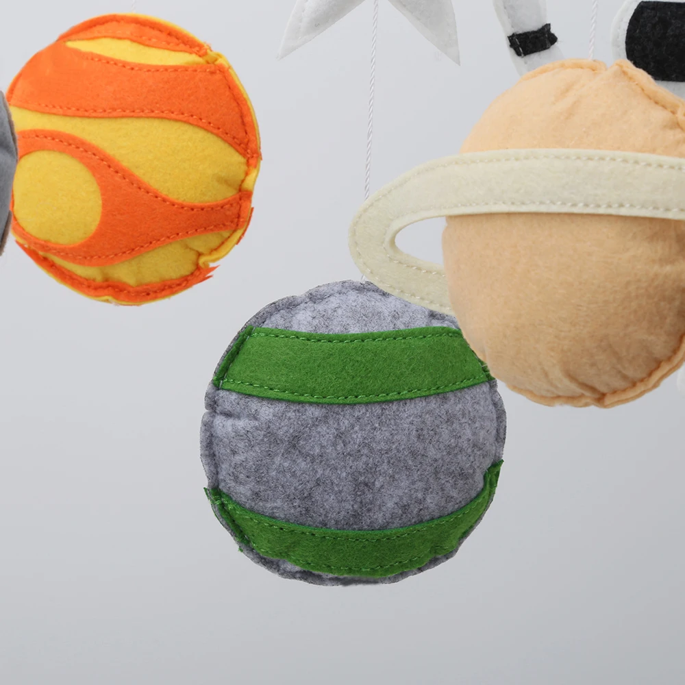 Space Baby Crib Mobile Planet Rocket Baby Mobile for Crib