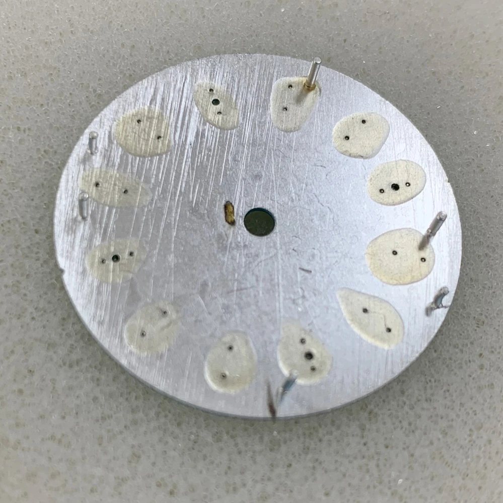 Watch Face Accessories Watch Dial Accessories 28.5mm Modified Watch Dials Strips Nails for NH35/8215/2813/2836 Movements