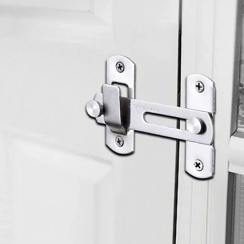 Hot Sliding Barn Door Latch Sliding Right Angle Door Latch Bolt Wine Cooler Closet Window Plug Baby Safety door latch,door bolt