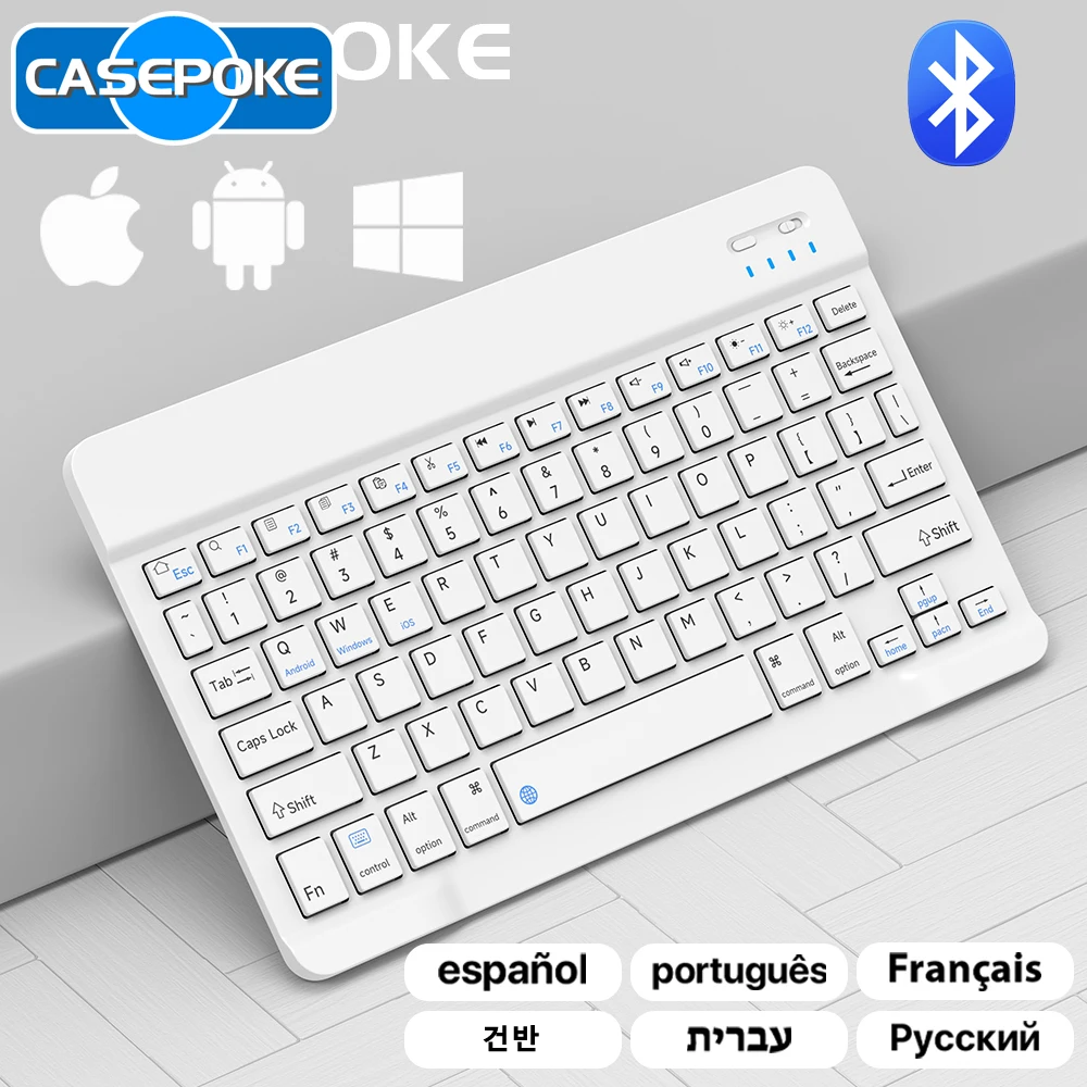 Bluetooth Wireless Keyboard Mouse For iPad Xiaomi Samsung Huawei
