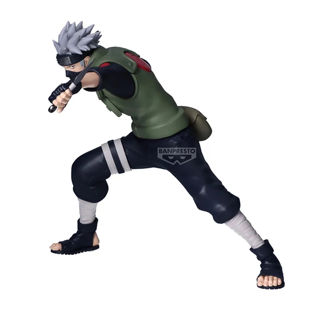 Banpresto NarAAShippuden Anime Figurines en PVC, Vibration Stars, Hatake Kakashi, Figurines d'action, Jouets modèles à collectionner, Auckland 4
