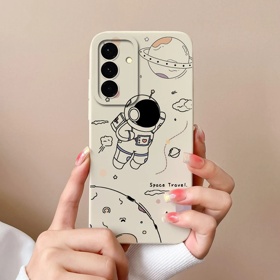 Leisure Flowers Soft Silicone Phone Cover - Full Protection Anti-Drop Housing