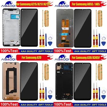 Schermo LCD per Samsung Galaxy S20 S21 FE A22 4G A225F A20 A20S A207 A21 A21S A217 A217F A30 A305F A50 A50S A05 A055