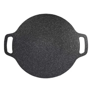 Pentola per barbecue Piastra in ferro multipiastra Griglia per barbecue coreana Padella per griglia Yakiniku Padella per griglia coreana Fornello a induzione portatile per esterni 1