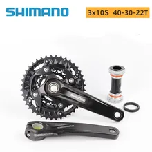 

Shimano FC-MT500 Tooth Plate Mountain Bike 10-speed 30-speed Hollow One-piece Chain Wheel Bike Crankset Shimano Mtb Crankset