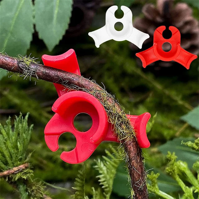 10Db 90 Fokos Növényi Hajlító Oktató Növekedési Manipulációs Növények Klipekhez Gally Műanyag Bilincsek Ág Kiegészítők - Image 5