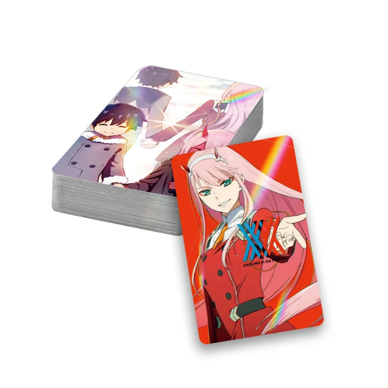 30PCS Anime DARLING In The FRANXX Photocard Zero Two Lomo Card Photo Cards For Fans Collection Postcards Children's Toys Gift