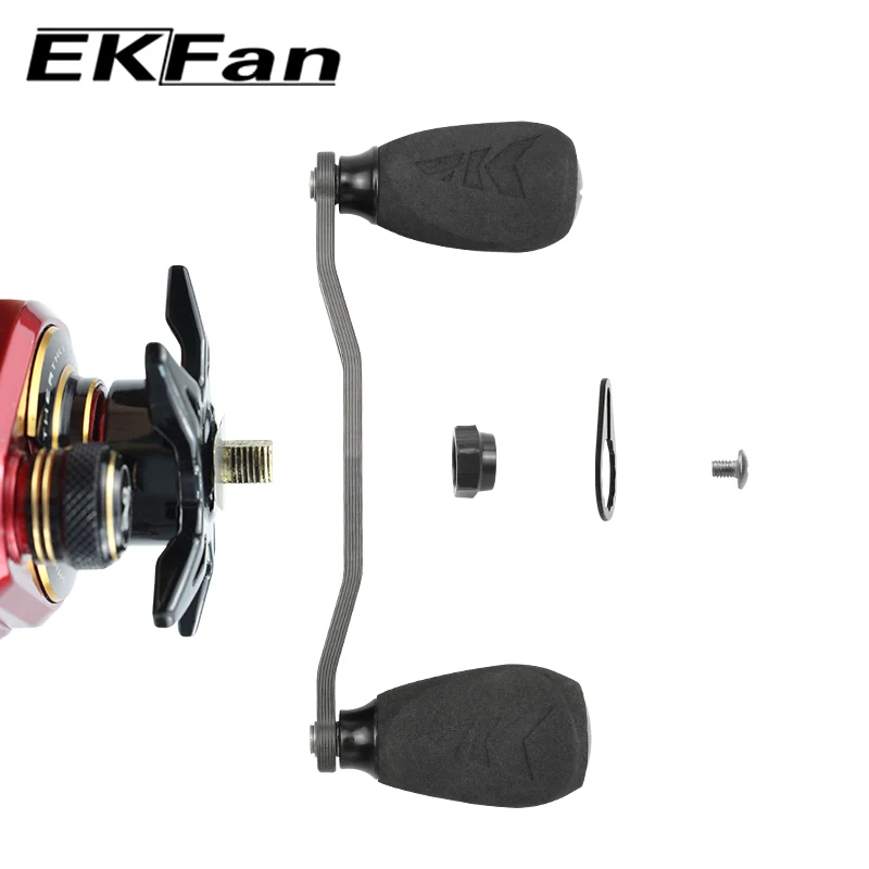 30G 105MM Carbon Handle EVA Knob For Dawa Shmano Bastcast Reel DIY Handle Fishing Tackle Accessory