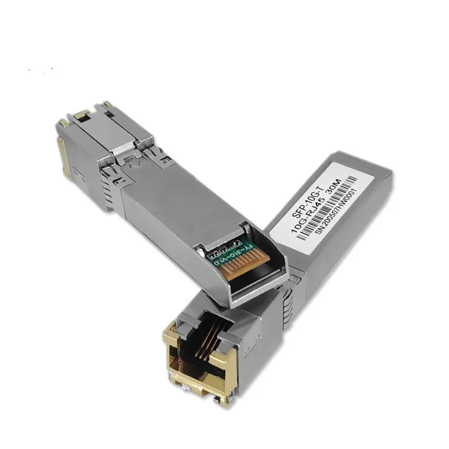 10G SFP+ 및 2.5G 구리 SFP 모듈로 이더넷 네트워크 강화