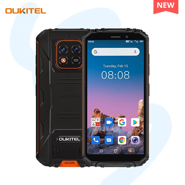 [world premiere] Oukitel WP18 Rugged Smartphone 5.93" 4G+32G 12500mAh Android 11 Mobile Phone HelioA22 13MP Quad Core Cell Phone cellphones for gaming