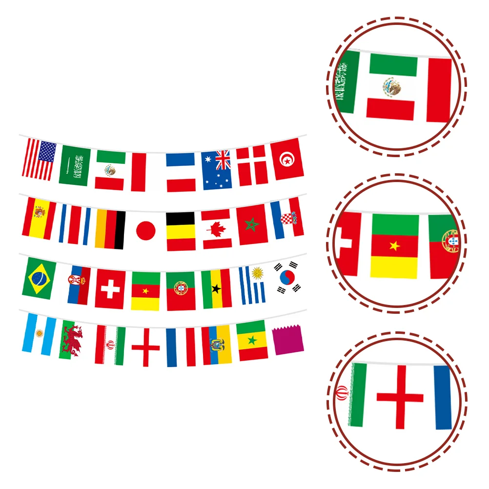 

Countries World International Flags Hanging String Pendant Teams Games Bunting Flag Banner For Party Decoration
