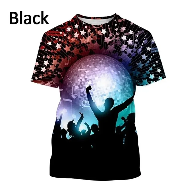 Disco Ball 3D Print Mens Short Sleeve T Shirt